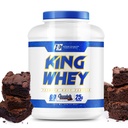 Ronnie Coleman Signature Series Whey Concentrate + Isolate Protein Powder, Pre Workout Shake Mix per il supporto muscolare magra, Low Sugar Supplement per le donne e gli uomini, Chocolate Brownie Flavor, 5 lbs