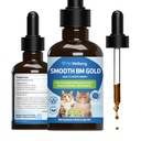 Benessere Pet Smooth BM Oro per Gatti - Rilievo di costipazione delicato per Feline - Integratore naturale di erbe 2 oz (59 ml)