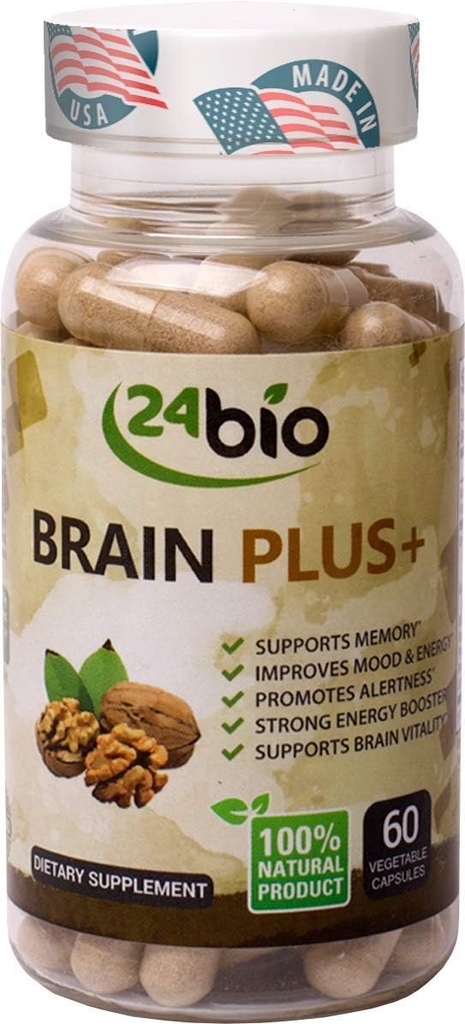Nutrigold Ginkgo Biloba Gold - 90 capsule vegane [120 mg] | Standardizzato al 24% ginkgoflavonglycosides, Tan Capsule