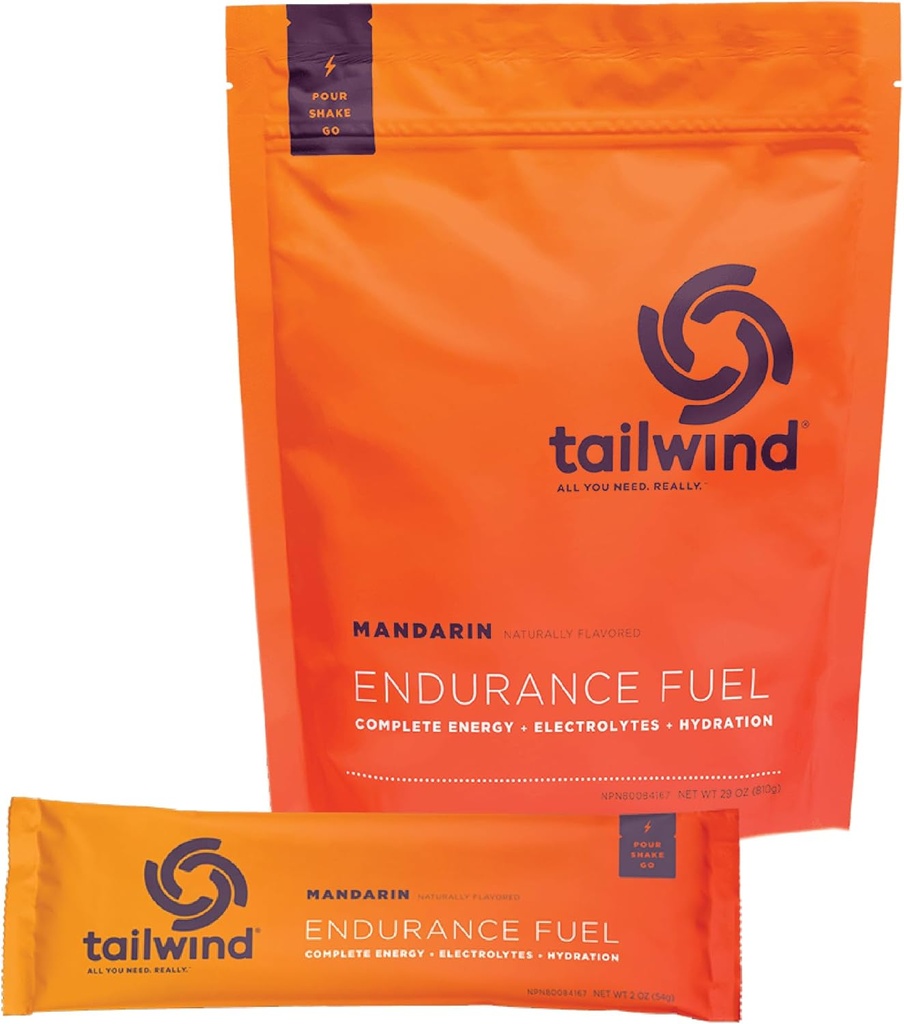 Tailwind Nutrition Grab-and-Go Endurance Fuel Bundle with Endurance Fuel Powder, Hydration Drink Mix Pack per gli atleti