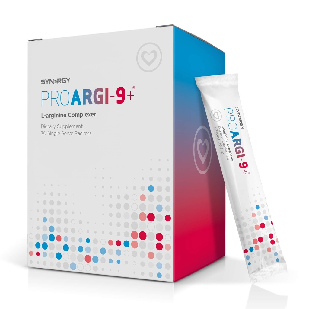 Synergy ProArgi-9 Plus L-Arginine Complexer Integratore alimentare - Bacca Mista - 30 Pacchetti