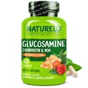 NATURELO Glucosamine Chondroitin MSM con Boswellia e Vitamina C - Supplemento per Comfort Congiunto, Mobilità e Forza - 120 Capsule