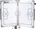 Soccer Innovations Hinged Magnetic Tactic Coaching Board, Estremamente Portable Dry Erase White Board for Soccer Coachs of All Levels to Perform Tactical Analysis.