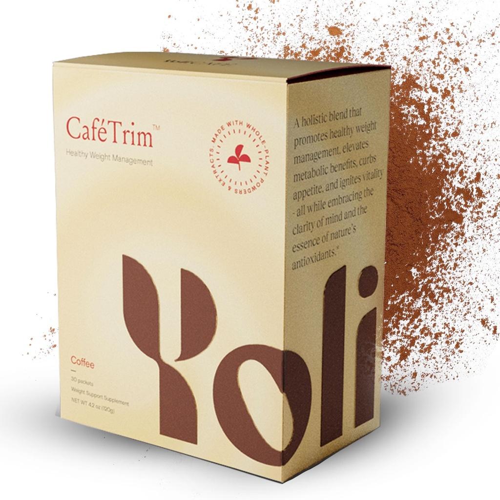 Yoli® CaféTrim - Soppressore di Craving Alimentare - Polvere aromatizzata al caffè