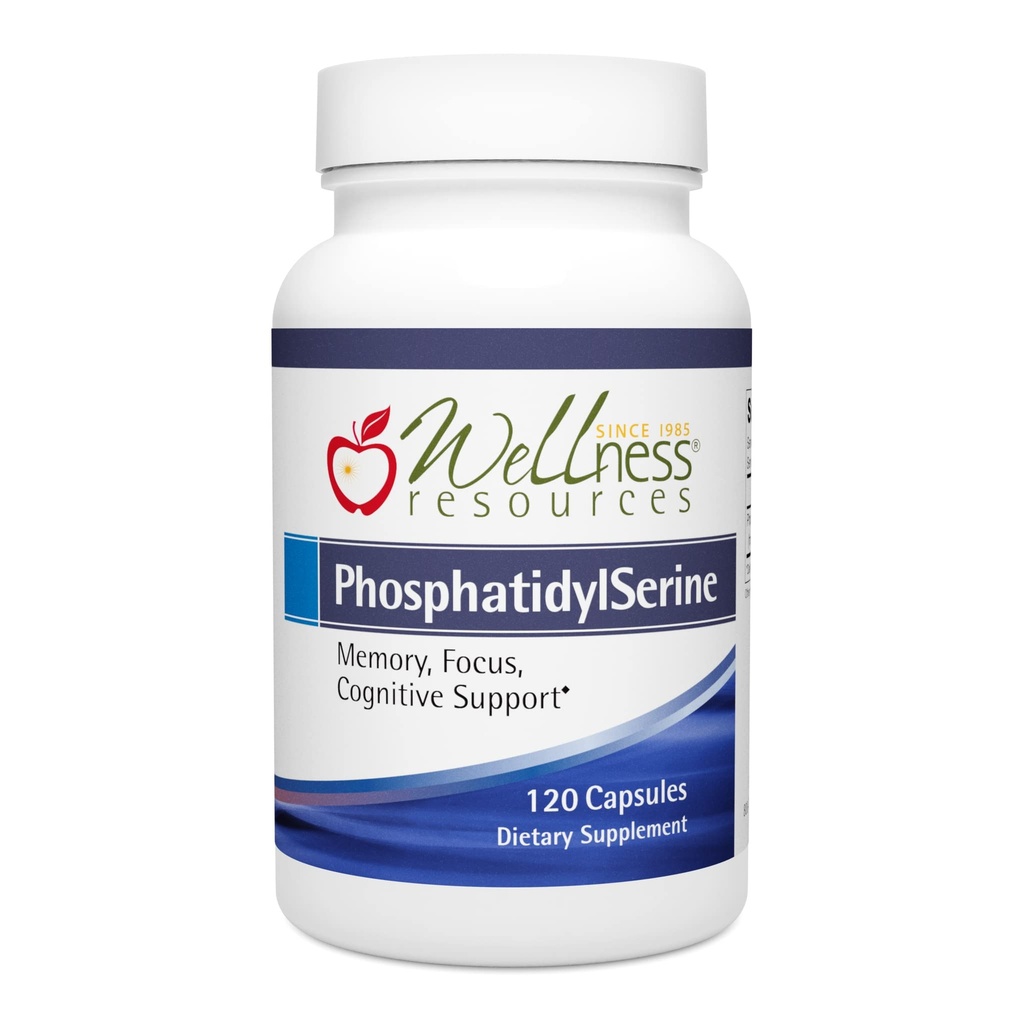 Risorse Benessere PhosphatidylSerine Soy-Free Sunflower Source (100 mg, 120 capsule) Non-GMO, Vegan ...