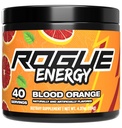 Rogue Energy Bere Polvere per lunghe ore di gioco - Polvere di energia per messa a fuoco mentale - Sugar & Gluten Free - Supplemento di gioco con caffeina e vitamine - Made in USA (Blood Orange - 40 Servings)