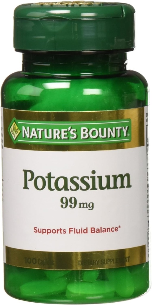 Bounty Potassium Gluconate 300 Caplets (3 X 100 Conte bottiglie)