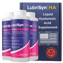 Lubrisyn Hyaluronic Acid Oral Joint Supplement – Liquid HA Formula per l'uomo – promuove il supporto congiunto, la mobilità, la flessibilità, l'idratazione e la funzione sana per gli uomini e le donne – Originale 3 x 11,5oz