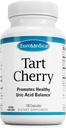 EuroMedica Tart Cherry - Supplemento antiossidante per sostenere l'equilibrio sano dell'acido urico e la salute comune - Supplemento nutrizionale vegano - Supplemento alimentare per il recupero degli aiuti dopo l'esercizio - 120 capsule