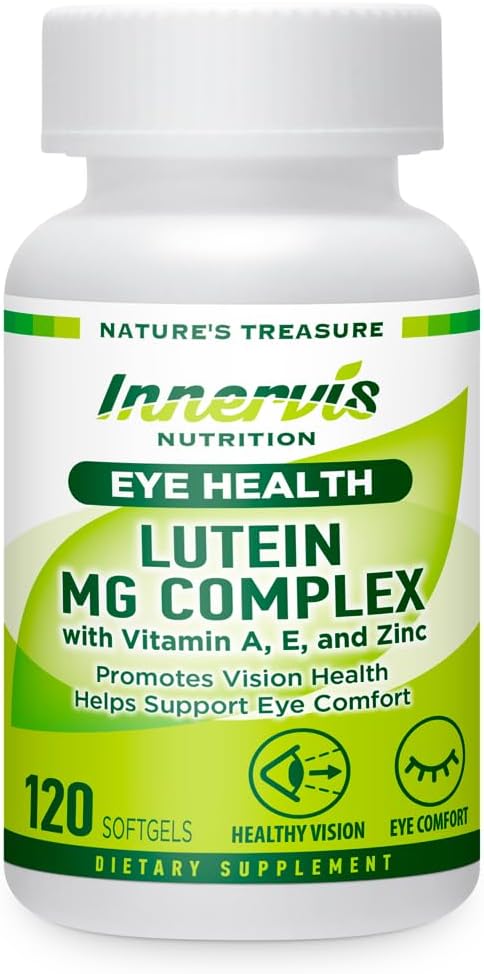 Lutein & Magnesio – Supporto per la salute e il comfort degli occhi, Antiossidante, 120 Softgels