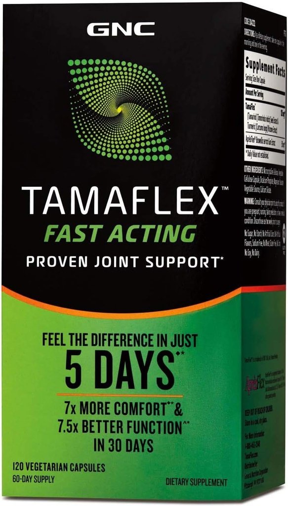 GNC TamaFlex Fast Acting, Joint Support, 120 capsule vegetariane