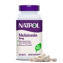 Natrol Melatonin 3 mg, supplemento dietetico per il sonno riposante, integratori di sonno per gli adulti, 120 compresse di melatonina, 120 giorni di alimentazione