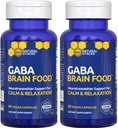 GABA Brain Food - Integratore GABA con Estratto di semi di L-Citrulline & Uva - Supporta la calma e il relax - Nighttime Sleep Aid - Supporta la produzione di acido aminobutirrico Gamma - 120 L-Citrulline Capsule