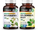 BIO KRAUTER Resveratrolo 100 capsule & Goldenseal 100 capsule