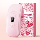 Tappeti di periodo di riscaldamento portatile: 2 timer 6 livelli di calore 6 modalità di vibrazione Pad elettrico senza cordone per il rilievo del dolore posteriore Rilievo mestruale (Luce rosa)
