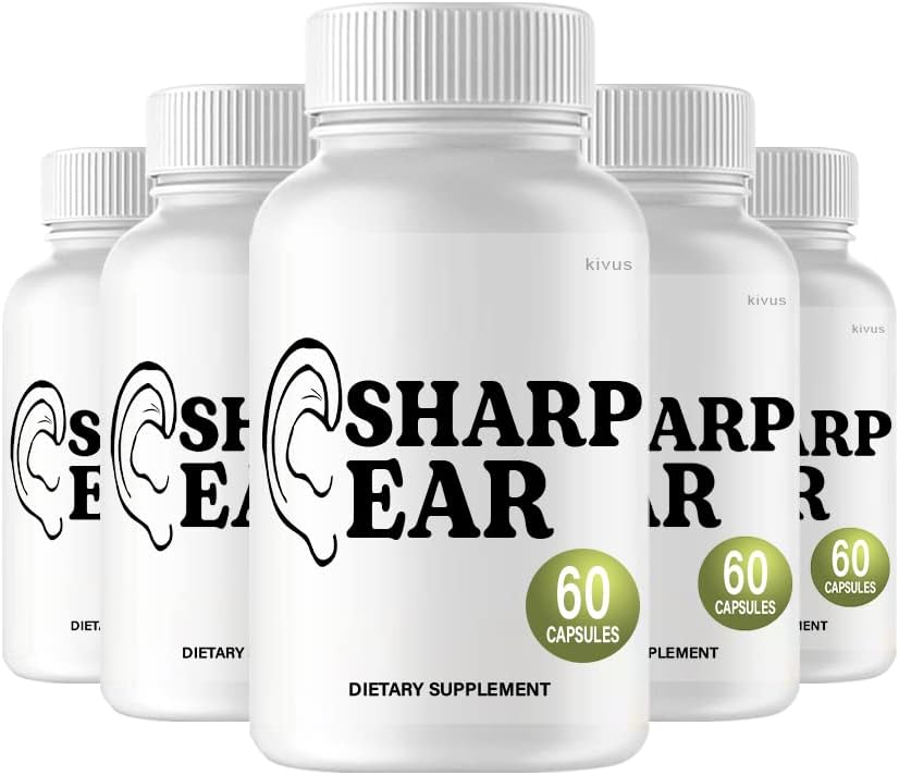 (5 Pack) Ear affilato - Sharp Ear Advanced Tinnitus Support Supplemento (300 capsule)