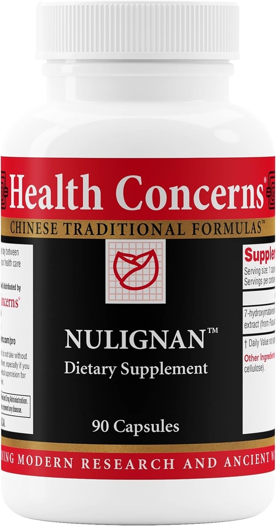 NuLignan – Menopause Relief & Hormonal Balance Supplement – Cardiovascular & Estrogen Support – Chinese Herbal Supplement for Men & Women – Bone & Heart Health – 90 Capsule