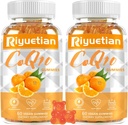 2 packCOQ10 Gummies - CoQ10 500mg + Omega-3 EPA/DHA + Magnesio Glycinate + Citrato di zinco, per sostenere la salute del cuore, produzione di energia, sistema immunitario e assorbimento minerale