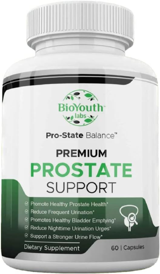Integratore naturale della prostata per gli uomini, 60 capsule - Nutritious Blend of Aglio, Punicalagins, Tribulus Terrestris & Selenium