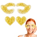Gel Eye Pads riutilizzabili - Cooling & Warming Eye Compress for Reduction Puffiness, Circles, Wrinkles & Redness - Dolore sollievo & Relax
