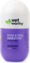 Vet Worthy Stop Stool Ingestion -Coprophagia - Cani Supplemento per prevenire l'appetito di sgabello - Supplemento di cani con Yucca Schidigera, Parsley Leaf, Camomilla, Thiamine - Liver Flavor, 120 Chewable Tablets