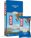 CLIF BARS - Energy Bars - Chip al cioccolato - Realizzato con avena biologica - Cibo vegetale - Vegetariano - Kosher (2.4 Ounce Protein Bars, 12 Count) Packaging May Vary