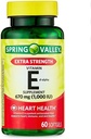 Vitamina E D-Alpha Softgels, 670 mg (1.000 UI), 60 Conte