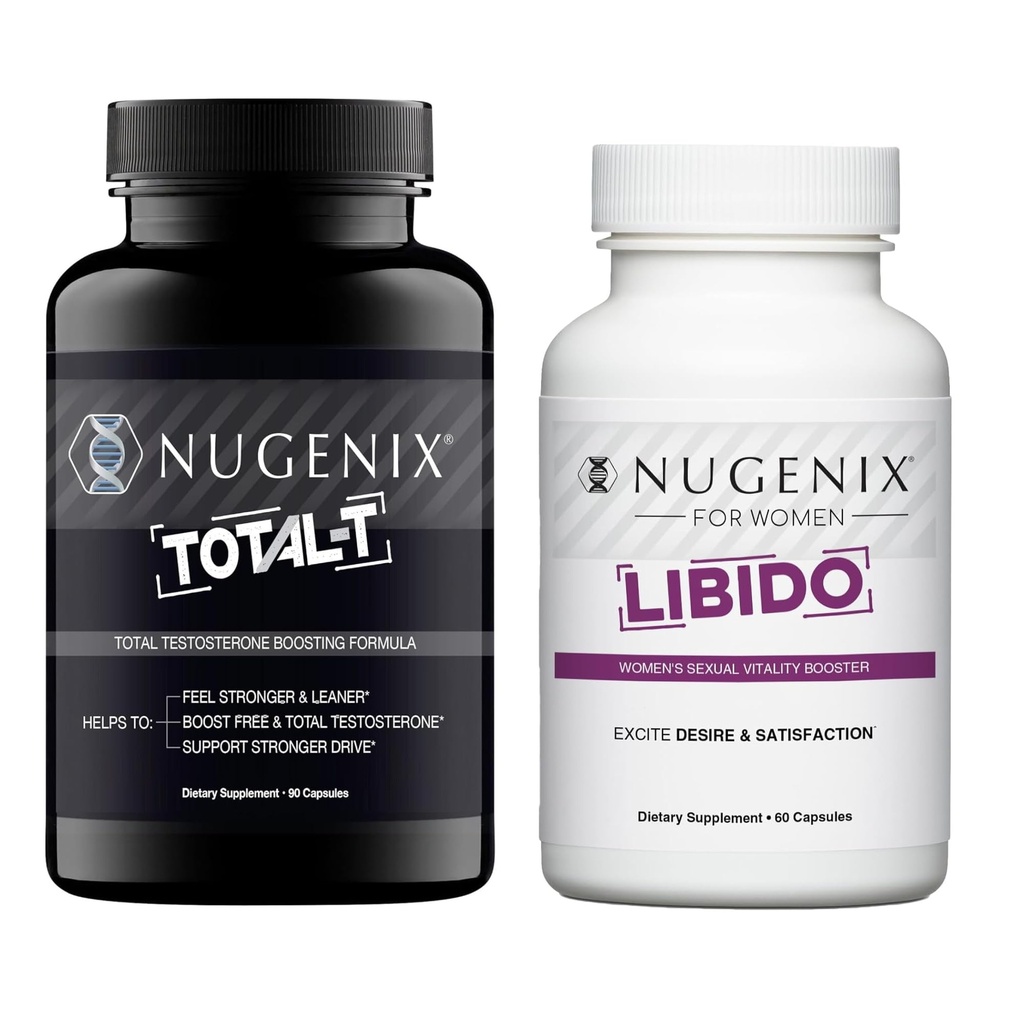 Nugenix His & Hers Bundle - Libido femminile e Booster testosterone Total-T