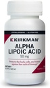 Kirkman - Acido alfa lipoico 50 mg - 90 capsule - Potente antiossidante - protegge contro i radicali nocivi - soluzioni anallergiche