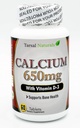 Calcium Plus Vitamina D3 60 Tablet Tutti i naturali Supporta la salute del chiodo Buono per gli anziani Gravidanza e Menopausa Made in USA Gluten Free FDA Registrato Facility Non OGM