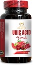 Supplemento di pulizia dell'acido urico, supporta il livello di acido urico sano, la ciliegia del Tart, il mirtillo, 60 capsule