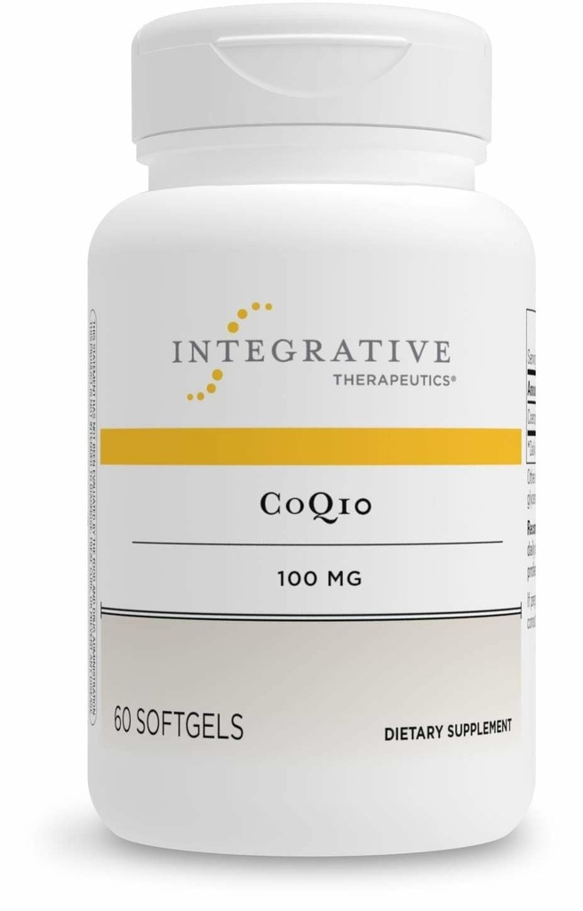Integrative Therapeutics CoQ10 (100mg) - Energia cellulare, Integratore per la salute del cuore e del cervello per gli adulti* - 60 Softgels (60 Serve)
