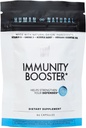 Immunity Booster Vegan Capsule | Vitamina D, Omega-3, Acerola, Kale, Chia Oil, Olio di origano | Integratore di supporto immunitario | 60 Conte