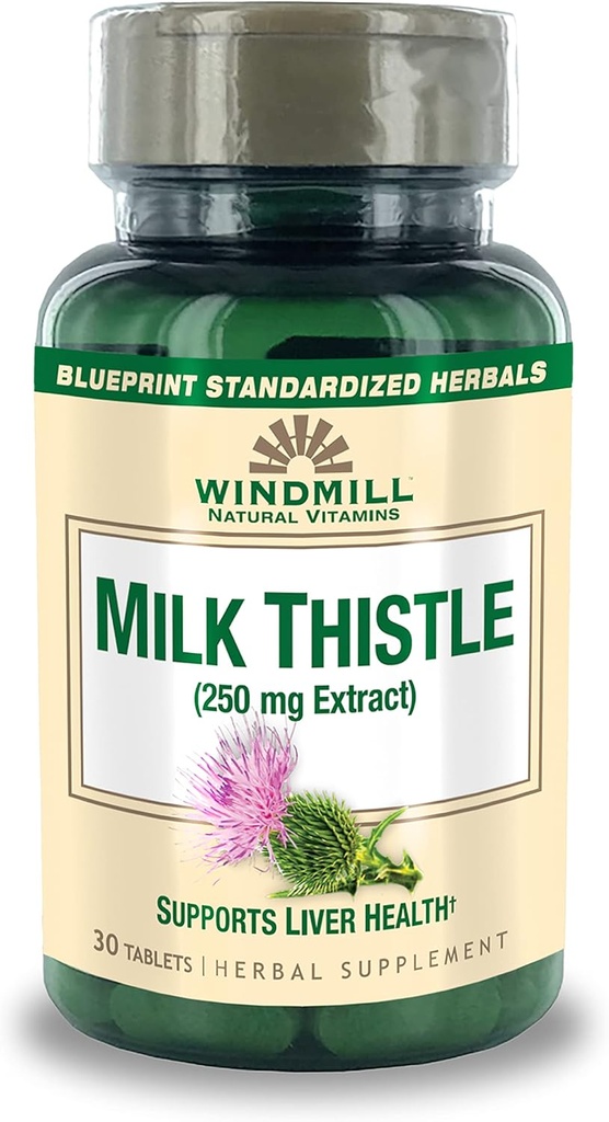 Mulino a vento Latte Thistle 250 mg compresse 30 compresse
