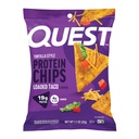 Taco Tortilla Style Protein Chips, 19g Protein, 4g Net Carb, Carbo basso, Gluten Free, 1.1 oz (Pack of 12)