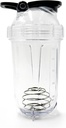 Frullatore Shaker Bottiglia, 500ml/16oz, Lavastoviglie Sicuro, Shatterproof, Portatile pre allenamento Whey Protein Drink Cup, Miscele Cocktail Shakes, regali per donne uomini, regali di elefante bianco per adulti