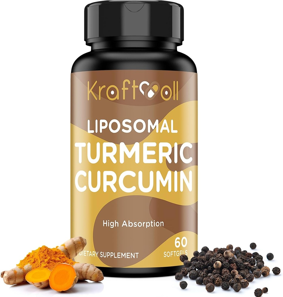 Integratore di curcuma erborea liposomiale 60 Softgels per adulti