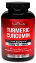 Curcumina di curcuma con BioPerine Black Pepper Extract - 755mg per Capsule, 120 Veg. Capsule - OGM Free Tumeric, Standardized al 95% Curcuminoids per la massima potenza