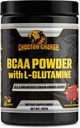 Polvere BCAA con L-Glutamine | 2:1:1:1 Aminoacidi a catena ramificata | Polvere di recupero post allenamento - 45 Servings (Punto di prua)