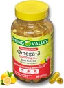 Omega 3 1000mg- Fish Oil 60 softgels (Pack di 1)