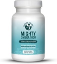 Mighty Omega 1000 Potent Omega 3 Supplemento 1000 MG EPA DHA Per capsula High Dose Omega 3 Fish Oil South Pacific Anchovy Sorgente - Triglyceride Omega 3 Fatty Acid Supplemento