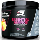 Polvere di aminoacidi essenziali di granito per il recupero e la crescita del muscolo con 10g EAA e 7g BCAAs - Soy-Free, senza glutine, 448g (30 Servings), Limonata di fragola