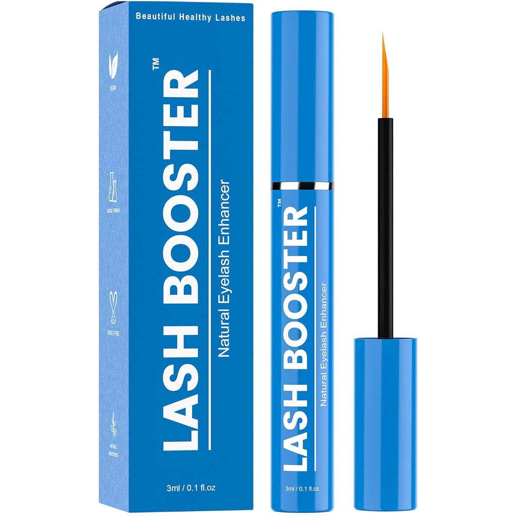 Lash Booster | Siero di crescita avanzato delle sopracciglia e aumento del sopracciglio | Crescere più lunghe belle sopracciglia e sopracciglia grasse | Promuove naturalmente più piena, più spessa, più lunga, Lashes & Brows