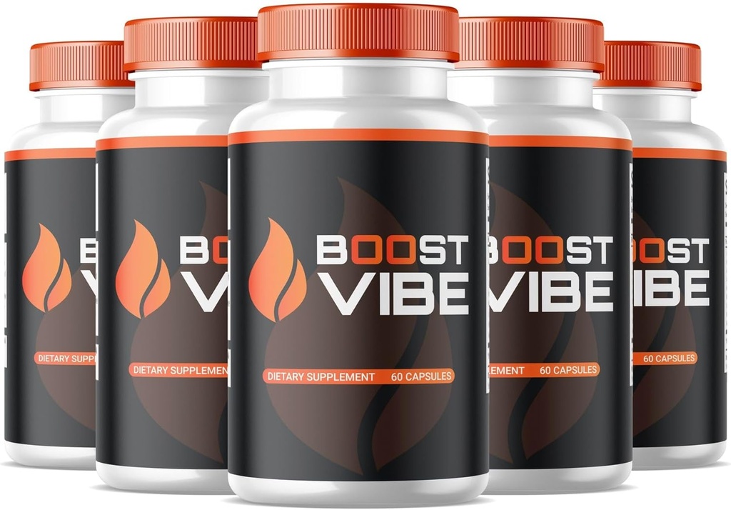 SPRESSO (5 Pack) Boost Vibe Capsules, Boost Vibe Supplemento ufficiale, Tutti Natural Boost Vibe Pills, Premium Boost Vibe for Support Male Health and Wellness, Premium Boost Vibe (300 capsule)