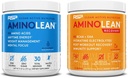 RSP NUTRITION AminoLean Pre Workout Energy (Blue Raspberry 30 Serve) con AminoLean Recovery Post Workout Boost (Blood Orange 30 Servings)