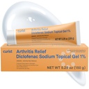 Curist Diclofenac Sodium Topical Gel 1 Percente 150g per artrite Dolore - Dolore congiunto per dolore alla mano / mal di gola Pain & Ankle Pain - 1% - 5.29oz