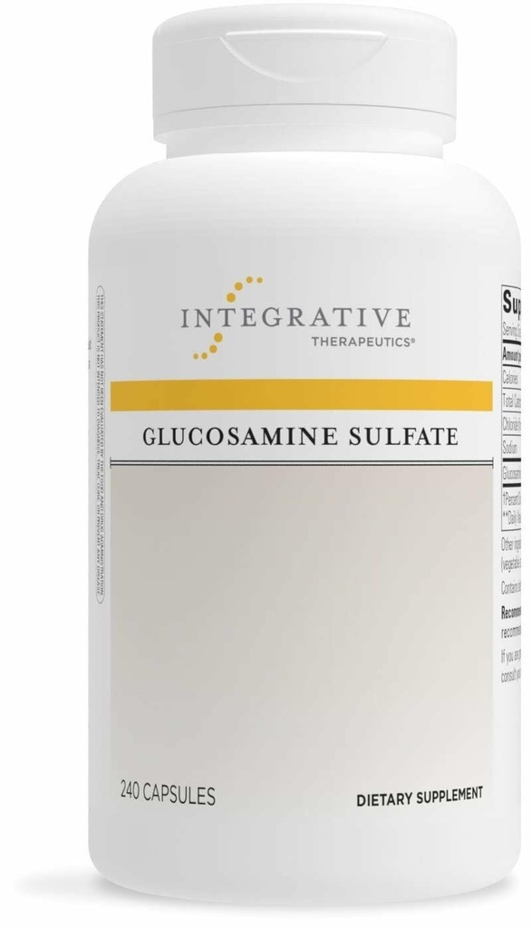 Integrative Therapeutics Glucosamine Sulfate - Cartilage Support Supplement* - Building Block of Cartilage - Gluten-Free & Dairy-Free - 240 Capsule (80 Serve)