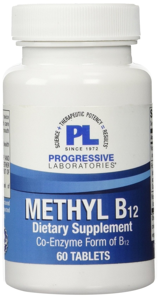 Progressive Labs Methyl B12 Supplemento, 60 conte