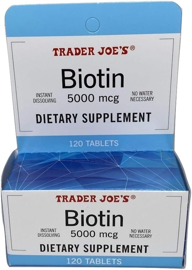 Trader Joe's Biotin 5000 mcg Integratore alimentare