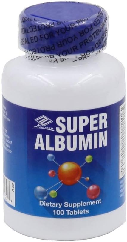 Super Albumin (100 compresse) - 12 Pack di Nu-Health